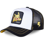 Pikachu tinklinė kepurė animacinė tinklinė kepurė vyrams ir moterims beisbolo kepuraitė madinga hip hop 06 black
