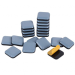 20 vnt. Kėdės pėdų kilimėlis, atsparus dėvėjimuisi, lipnus, apsaugantis nuo susidūrimo baldo stalo kėdės kojų kilimėlis namams 20mm Round