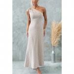 YYFS Moteri&scaron;kos mados vasaros pavasario dryžuotos spausdintos be rankovių įstrižos apykaklės auk&scaron;tu juosmeniu laisvalaikio suknelės S juoda