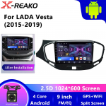 Skirta LADA Vesta Cross Sport 2015-2019 Wireless Carplay Android Auto Radio GPS DSP multimedijos vaizdo grotuvui 2din Car Radio 4core 4 core 1GB+32GB carplay
