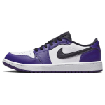 Air Jordan 1 Low Golf Court Purple Unisex Sportbačiai Balti University-Red Juodi DD9315-105 36