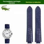 Krokodilo odos laikrodžio dirželis For Cartier blue balloon WSBB0025 W69012Z4 14-8mm 16-8mm 18-11mm 20-12mm 22-14mm i&scaron;gaubtas laikrodžio dirželis 14.8mm