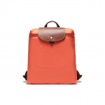 Longchamp Le Pliage Vienspalvė Užtrauktuko Užsegimas Įspaustas Logotipas Spaudė Drobės Kuprinė Moteri&scaron;ka kuprinė Oranžinė 1699089P85 Orange