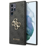 Dėklas Samsung Galaxy S22 Ultra Guess Hardcase 4G Pilkas