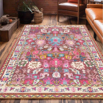 &Scaron;iaurieti&scaron;kas Maroko stiliaus didelis kilimas miegamojo svetainės ne&scaron;varumams atsparus kilimas bohemi&scaron;ko nacionalinio stiliaus namų dekoras 100x150cm black