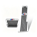 BMW M E46 E60 Atnaujinimo kojų pedalų kilimėliai Neslystantis akceleratoriaus stabdžių atrama Veikimo aliuminio kilimėliai Priedai BMW G80 M3 G30 M5 F82 F83 A1 13-19 3Series F30F31