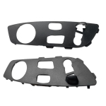 NAUJAS-Sėdynės mygtuko jungiklio rėmelio apdailos dangtelis Touareg 7P R Line 2011-2018 7P6882516C9B9 7P6882515C9B9 Automobilio priedai NONE juoda