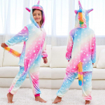 Kigurumi Onesie Vaiki&scaron;kos Vienaragio Pižamos Vaikams Gyvūnai Animaciniai Miegamieji Kostiumai Kūdikiams Žieminiai Mergaičių Licorne Jumspuit 8t