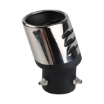 Universalus automobilio i&scaron;metimo vamzdis duslintuvas galinis vamzdis i&scaron;leidimo antgalio galo diržo tinklas automatinė i&scaron;metimo sistema ovalus ID 60 mm nerūdijantis plienas