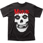 Mis Red Logo Rock N Roll Music Skull Tee Unisex mar&scaron;kinėliai S