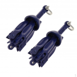 2X 1,5 LB grapnel sulankstomas inkaras, CNC aliuminio inkarų sistema, skirta