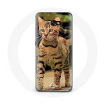 Coque pour Samsung Galaxy A8 2016 Bengal Race de chats dessin Anim&eacute;