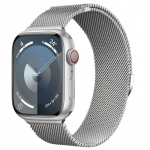Megnetic dirželis Apple laikrodžiui 9 8 7 41 mm 45 mm Ultra/2 49 mm vyri&scaron;ka metalinė kvėpuojanti apyrankė, skirta iWatch 6 5 4 3 SE 44 mm 40 mm 42 mm For 38mm 40mm 41mm sidabras