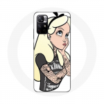 Coque Maniacase pour Redmi Note 11 5G Alice Princesse tatou&eacute;e juoda