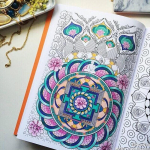 &bdquo;Pasidaryk pats&ldquo; 12 vnt. Daugkartinio naudojimo &bdquo;Mylar Mandala&ldquo; ta&scaron;kavimas tapybos trafaretai &scaron;ablonai amatų įrankiai