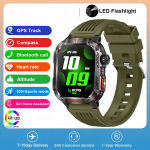 2025 Naujas GPS Lauko Profesionalus Sportinis I&scaron;manusis Laikrodis Vyrams Moterims &Scaron;irdies Ritmas BT Skambutis 3ATM Vandeniui atsparus Plaukiojimas Fitnesas I&scaron;manieji Laikrodžiai Black silicone belt