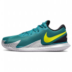 NikeCourt Zoom Vapor Cage 4 Rafa Ry&scaron;kiai eglės spalvos Atominės žalios spalvos Vyri&scaron;ki sportbačiai Juodi Balti DD1579-310 40.5