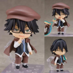 10cm Anime Bungo Stray Dogs #2348 Edogawa Rampo PVC figūrėlė su detektyvo skrybėle ir keičiamais veidais Kolekcionuojamas modelis Žaislai