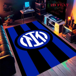 Inter Milan logotipo kilimas svetainei, miegamajam, namų sofos dekoravimui, vaikų žaidimų neslystantis grindų kilimėlis 70x100cm( 27x39in )