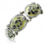 Les Tr&eacute;sors De Lily [E2579] - Bracelet Cr&eacute;ateur 'Tokyo' Gris