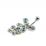 Les Tr&eacute;sors De Lily [I1199] - Body Piercing 'Papillons' turquoise turkis