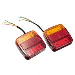 20LED automobilių priekabos sunkvežimio galinių žibintų stabdžių stabdžių posūkio signalo lemputė universali raudona