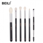 BEILI Professional 6vnt klasikiniai natūralūs akių makiažo &scaron;epetėliai akių &scaron;e&scaron;ėlių rinkinys antakių mai&scaron;ymo &scaron;epetėliams Smokey Black Beauty