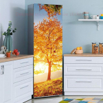 39 pasirinkimo stiliai Gėlės Peizažas &Scaron;aldytuvas Lipdukas Nulupamas Neper&scaron;lampamas Dviejų durų &scaron;aldiklio Spintelės Dekoras Meninė freska 60x180cm(not cut)