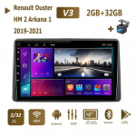 icreative &bdquo;Android&ldquo; stereofoninis automobilio radijas, skirtas &bdquo;Renault Duster HM 2&ldquo;, 2020&ndash;2021 &bdquo;Arkana 1&ldquo;, 2019&ndash;2021 m. daugialypės terpės GPS &bdquo;Carplay HU&ldquo; galvos blokas, 2+32 GB 2+32GB