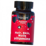 Vitaminai plaukams, odai ir nagams, Hair, Skin & Nails Vitamins, Golden Pharm 60 tabl. (36519009) 60tab