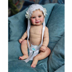 50 cm viso kūno silikono vandeniui atsparus Reborn Maddie lėlės pie&scaron;inys rankomis su matomomis venomis, gyvas 3D odos tonas