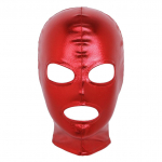 Unisex moteri&scaron;kas vyri&scaron;kas Cosplay veido kaukė Latekso blizgus metalinis atvirų akių ir burnos galvos apdangalas viso veido kaukės gobtuvas vaidmenų žaidimo kostiumui One Size