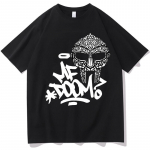 Unisex MF Doom Letter T mar&scaron;kinėliai Juokingi vintažiniai medvilniniai mar&scaron;kinėliai Dovana unisex moterims Vasaros laisvalaikio unisex madingi laisvi trumpomis rankovėmis drabužiai 3XL
