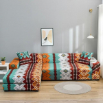 Elastiniai sofos užvalkalai, skirti gyvenamajam kambariui, tamprūs užvalkalai Sekcijinis sofos užvalkalas L formos kampinis fotelio užvalkalas XLarge(235-300cm)1pc
