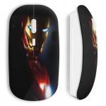 Souris sans fil iron man black red