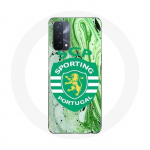 Coque Oppo A93 5G scp sporting portugal fond vert žalia