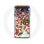 Coque pour Samsung Galaxy J3 2017 One Piece Christmas Day Anime Manga