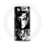 Coque - Maniacase - Samsung Galaxy S10 - Noir et blanc - Anime manga - Souple balta