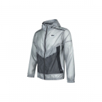 Nike Repel Wild Run Windrunner Laisvalaikio Spausdinta Bėgimo Sportinė Striukė Vyri&scaron;kos Striukės Pilka DD5392-084 XXL