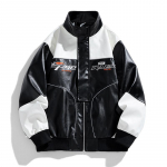 Rudens ir žiemos nauji vyri&scaron;ki PU odiniai paltai striukė stovo apykaklė Motociklo striukė Korėjieti&scaron;ka Slim Wash Madingi vyri&scaron;ki drabužiai