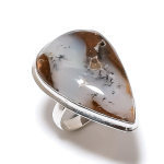 Boulder Opal Gemstone Handmade 925 Sterling Silver Gift Jewelry Ring Size 8 u4s29