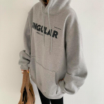 Moteri&scaron;ki megztiniai ilgomis rankovėmis su gobtuvu V kaklu, laisvi megztiniai, moteri&scaron;ki vir&scaron;utiniai vienspalviai megztiniai M balta