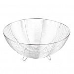 Nerūdijančio plieno daržovių krep&scaron;elis modernus vielinis vaisių dubuo virtuvės stalvir&scaron;iui metaliniai krep&scaron;eliai 20cm