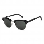 John Jacobs Unisex Suaugusiųjų Clubmaster Poliarizuoti Apvalūs Akiniai nuo Saulės JJ S12638