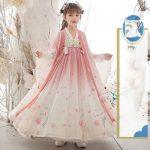 Retro Hanfu vaiki&scaron;ka mergaičių suknelė, imituojanti Tang dinastijos mergaičių suknele 120