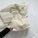 Klostuotas rankinis krep&scaron;ys su grandinėle moterims universalus moteri&scaron;kas krep&scaron;ys per petį mada prabanga