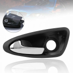 &bdquo;Seat Ibiza IV&ldquo; 2009 2010 2011&ndash;2012 m. automobilio vidaus durelių rankenėlės dangtelio apdaila 6J1837114A 6J1837113A juodos sidabrinės spalvos automobilių aksesuarai left
