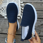 Sportbačiai Užstumiami Plok&scaron;čiapadžiai Batai Moterų Mada Laisvalaikio Loferiai Avalynė Pasivaik&scaron;čiojimams Lauko Tinklelis Mink&scaron;tas Padas Sportiniai Zapatos De Mujer 36 balta