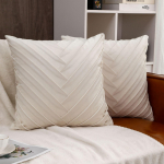 Dutch Velvet Pillowcase: Sofa Waist & Backrest Cushion Cover 45x45cm Pillowcase Without Insert
