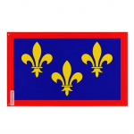 Vėliava - Menas ir Luara - 120 x 180 cm - Poliesteris - Spausdinimas i&scaron; abiejų pusių - Metalinės kilpos